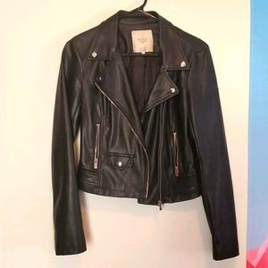 Faux Leather Jacket